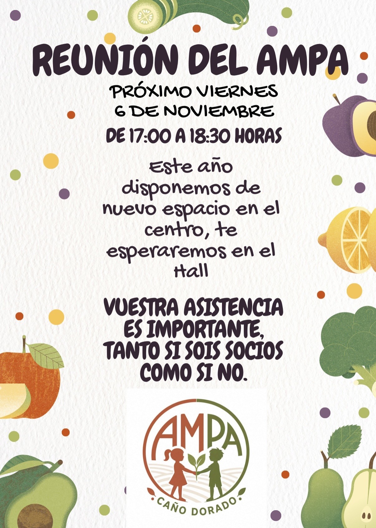 CARTEL REUNIÓN AMPA 26-27